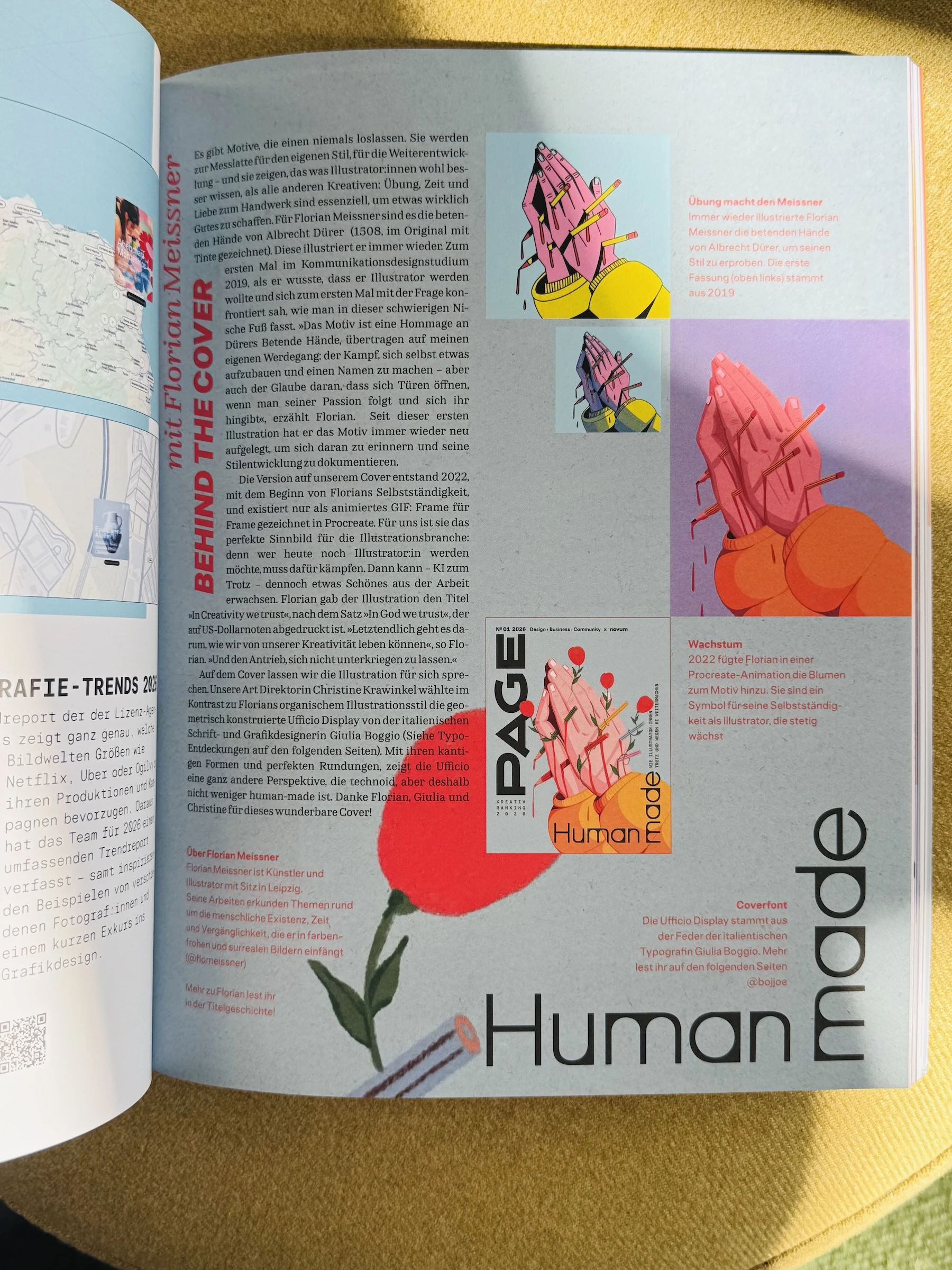 PAGE Magazine No. 01/2026 – Cover — artwork by Florian Meissner