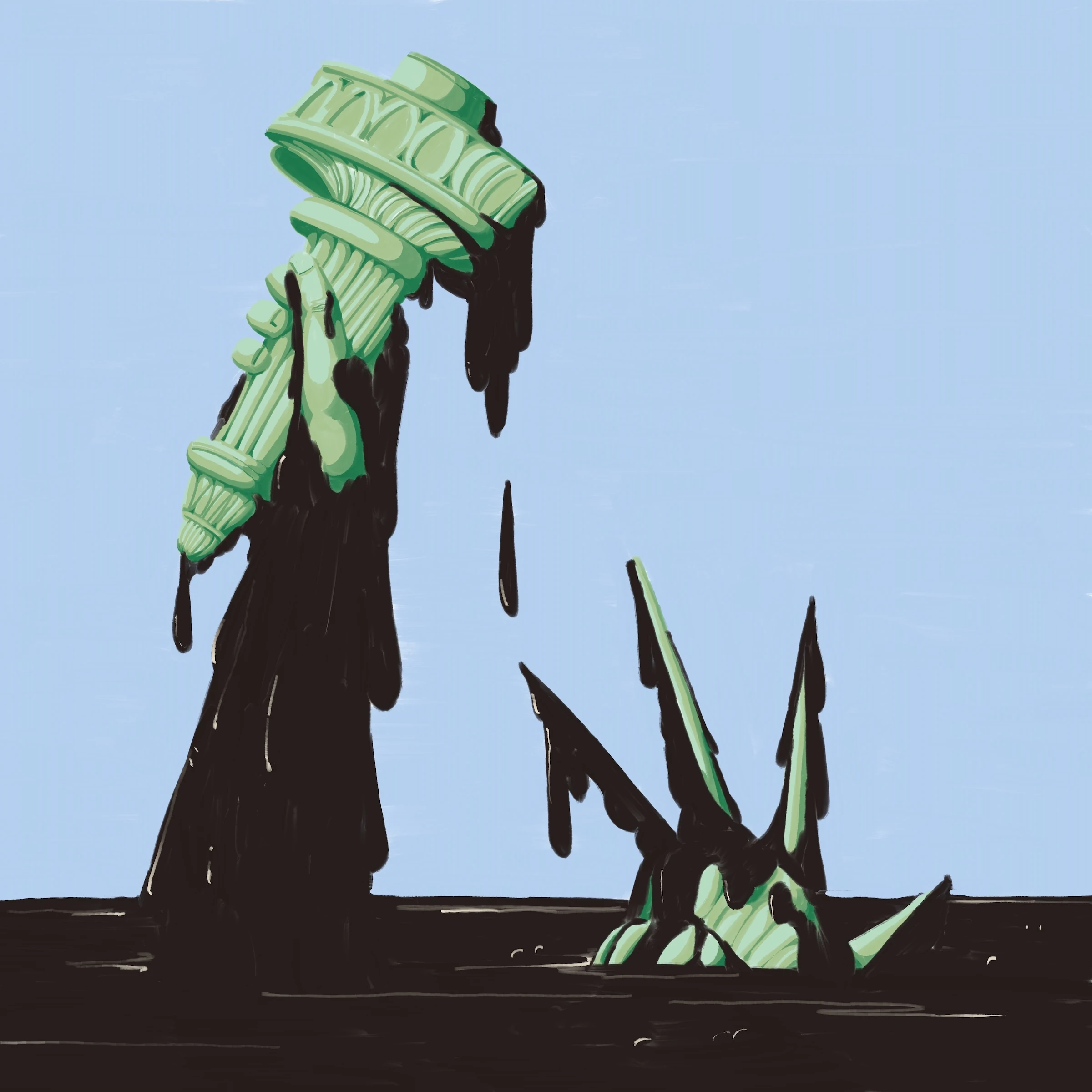 Energy Arrogance — The New York Times — artwork by Florian Meissner